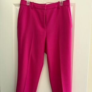 J Crew pants in bright fuchsia, size 6